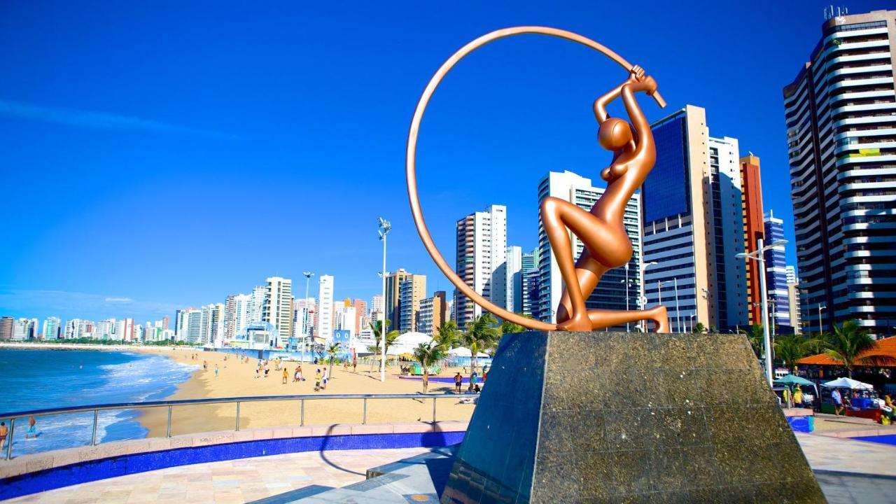Apto 2Q Atlantic Ocean Beira Mar Fortaleza  Kültér fotó
